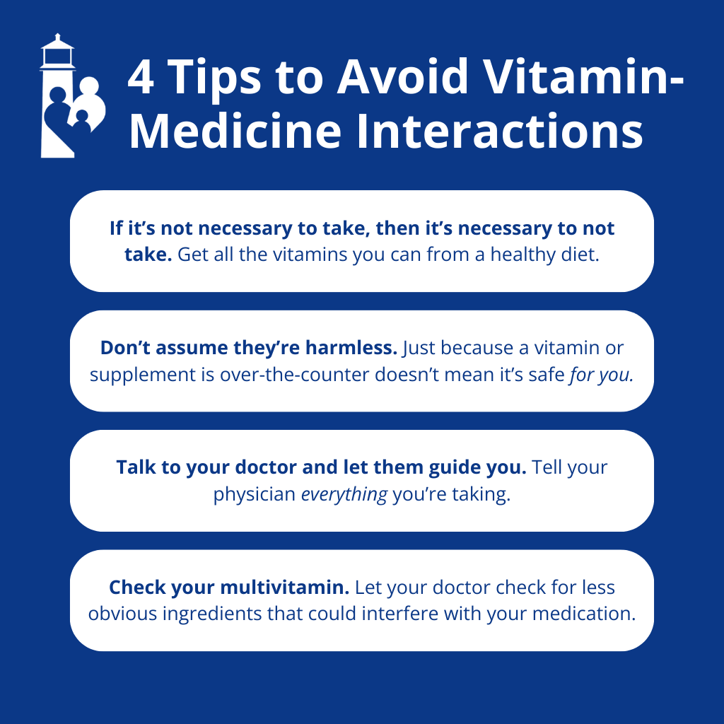 Infographic: Can You Take Medicine and Vitamins or Supplements Together?