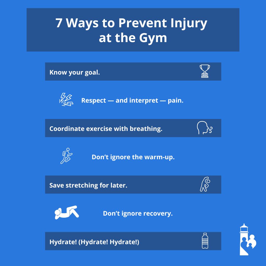 Infographic: How to Prevent Injury Before Going to the Gym