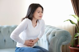 A woman is starting to recognize the signs that her stomach pain may be more serious than she previously thought.