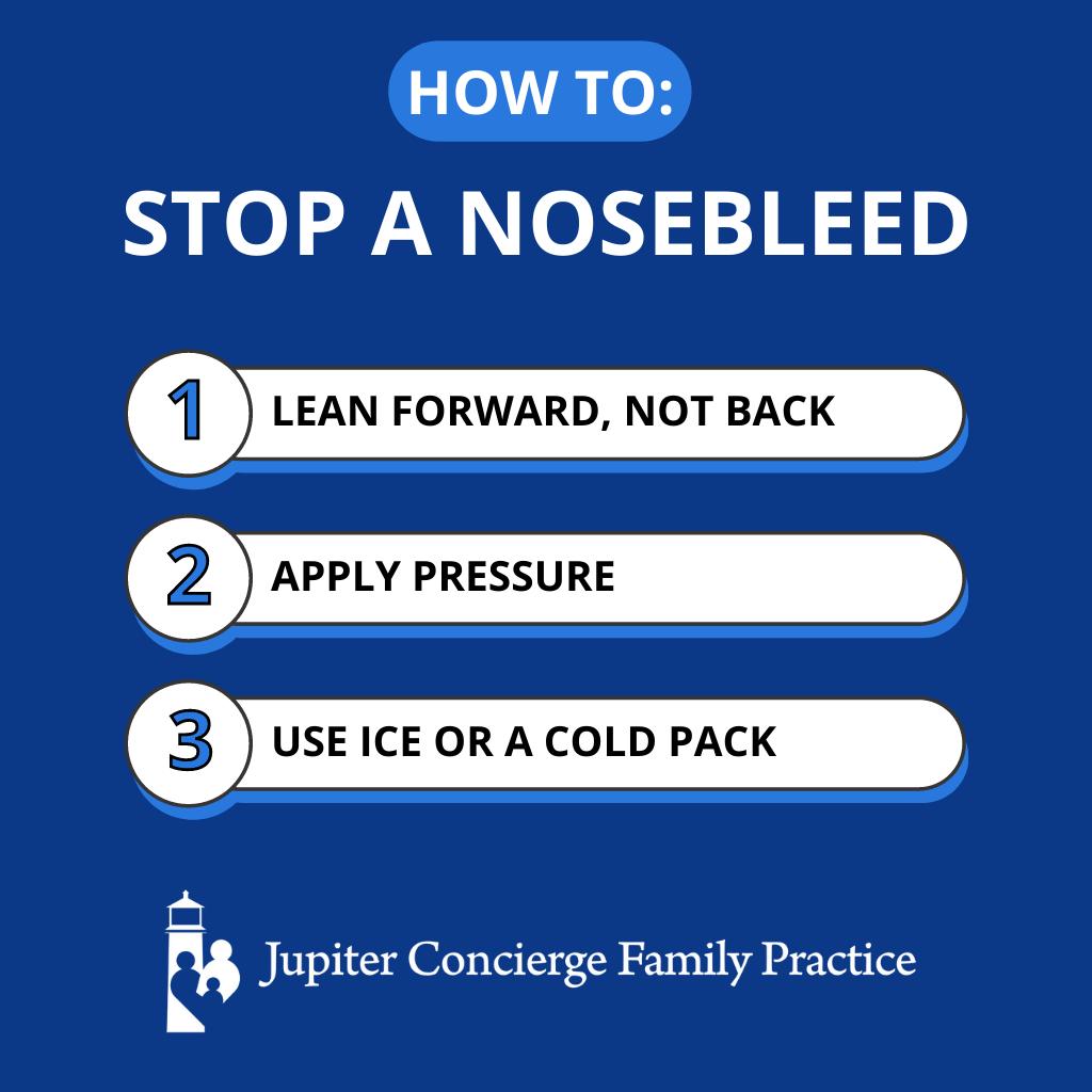 Infographic: How to Stop a Nosebleed (and What Causes Nosebleeds in the First Place)