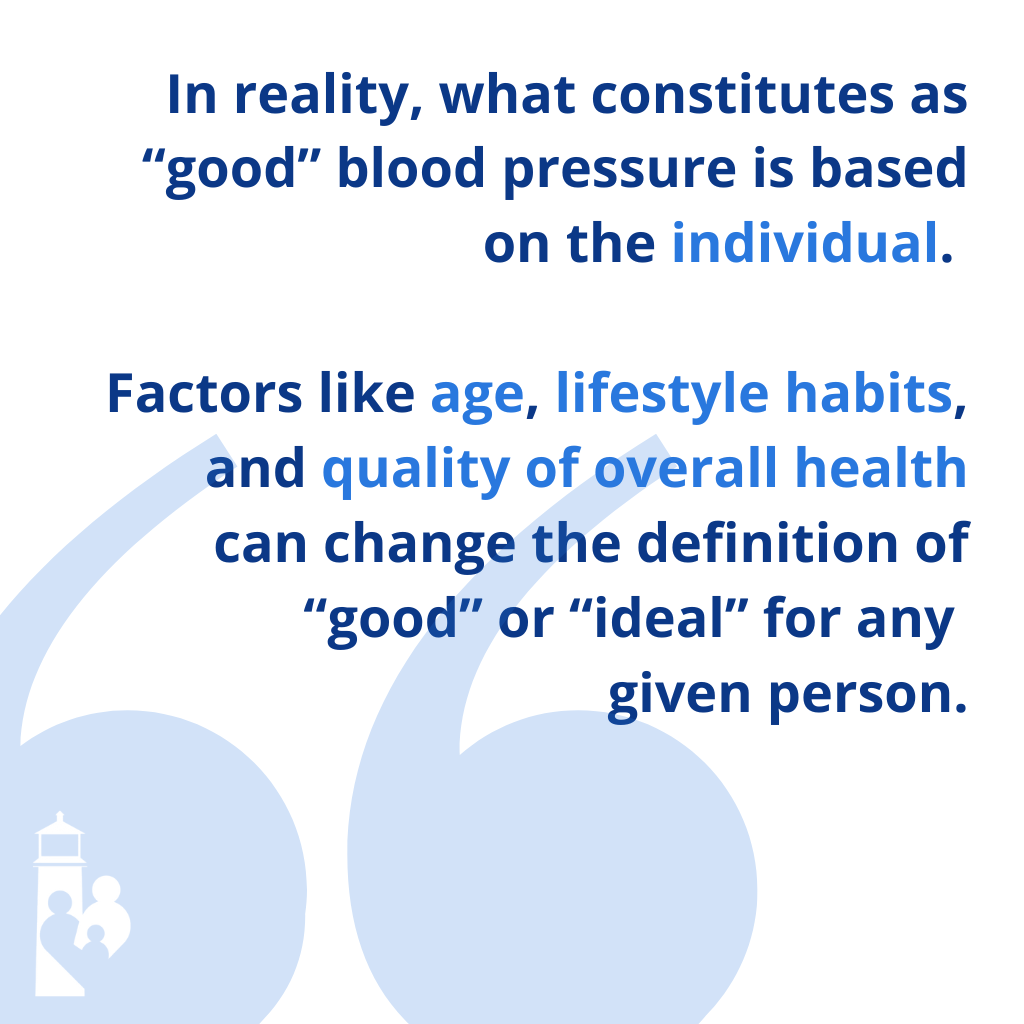 Quote: What Is a ‘Good’ Blood Pressure?