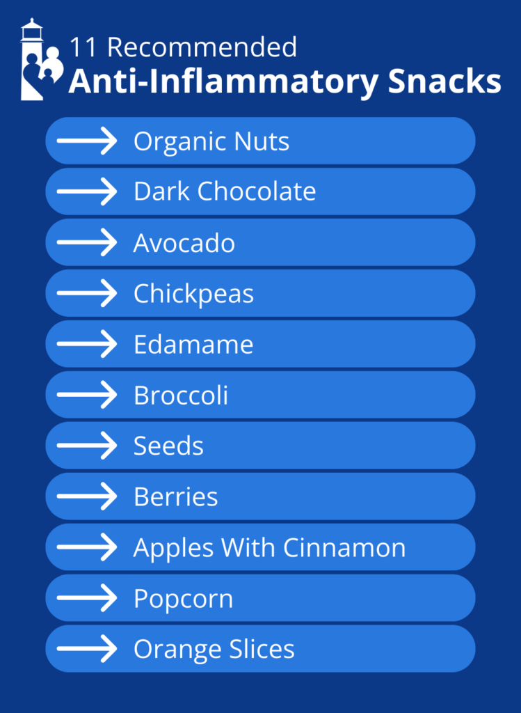 Infographic: 11 Satisfying Anti-Inflammatory Snacks You Can Eat Today