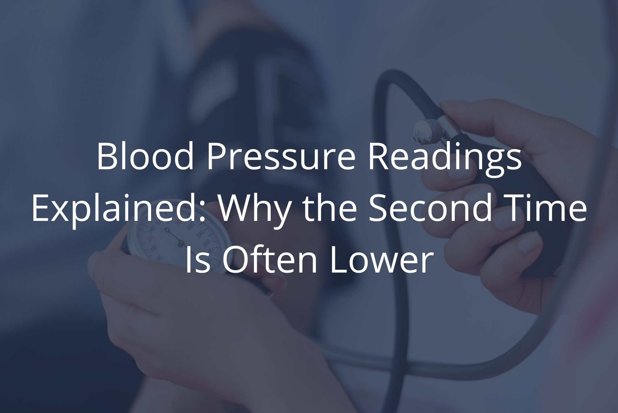 Healthcare professional taking patient’s blood pressure using manual sphygmomanometer and stethoscope in clinical setting.